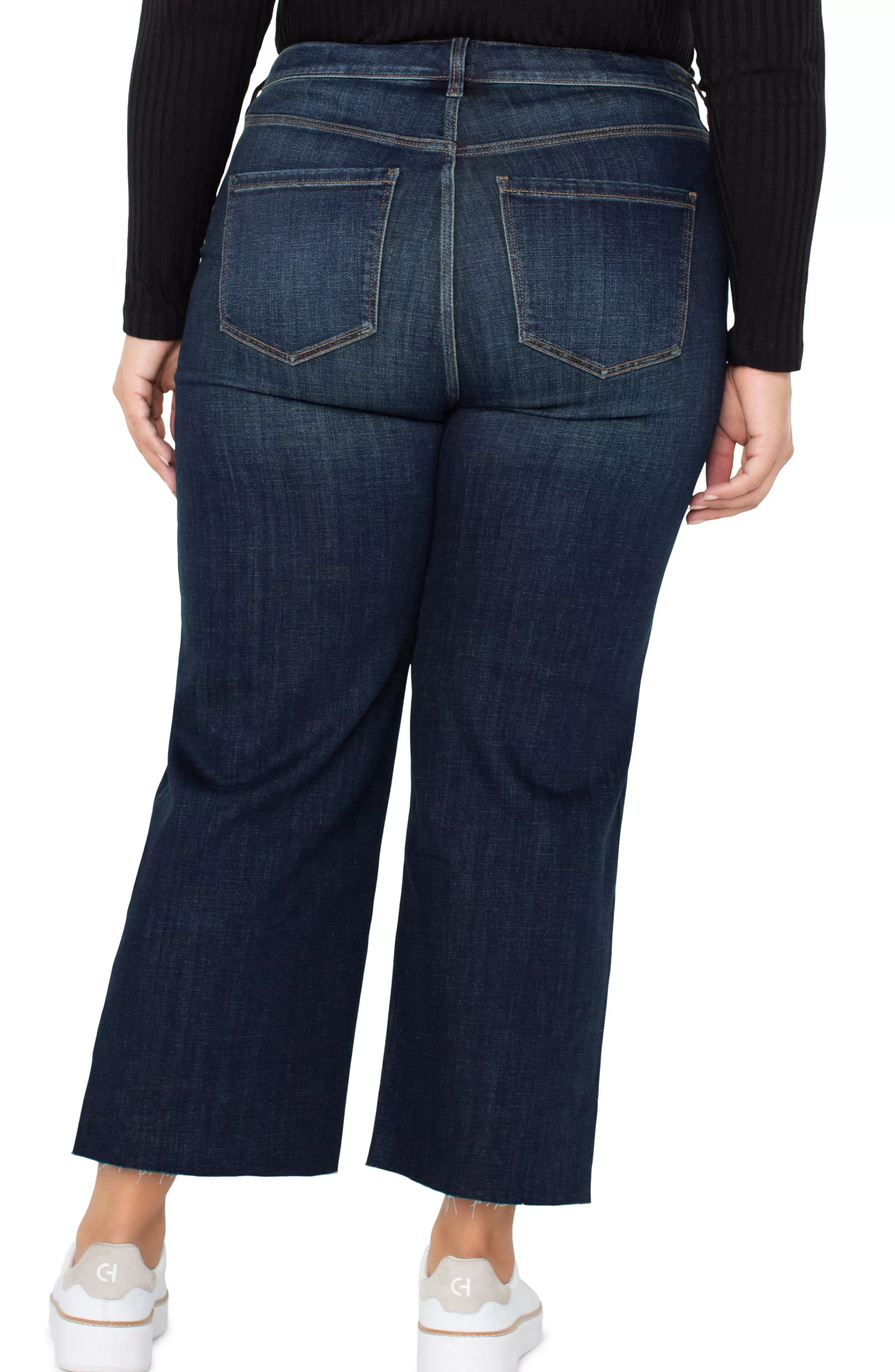 STRIDE HI-RISE CROP WITH WIDE CUT HEM*Liverpool Los Angeles Sale