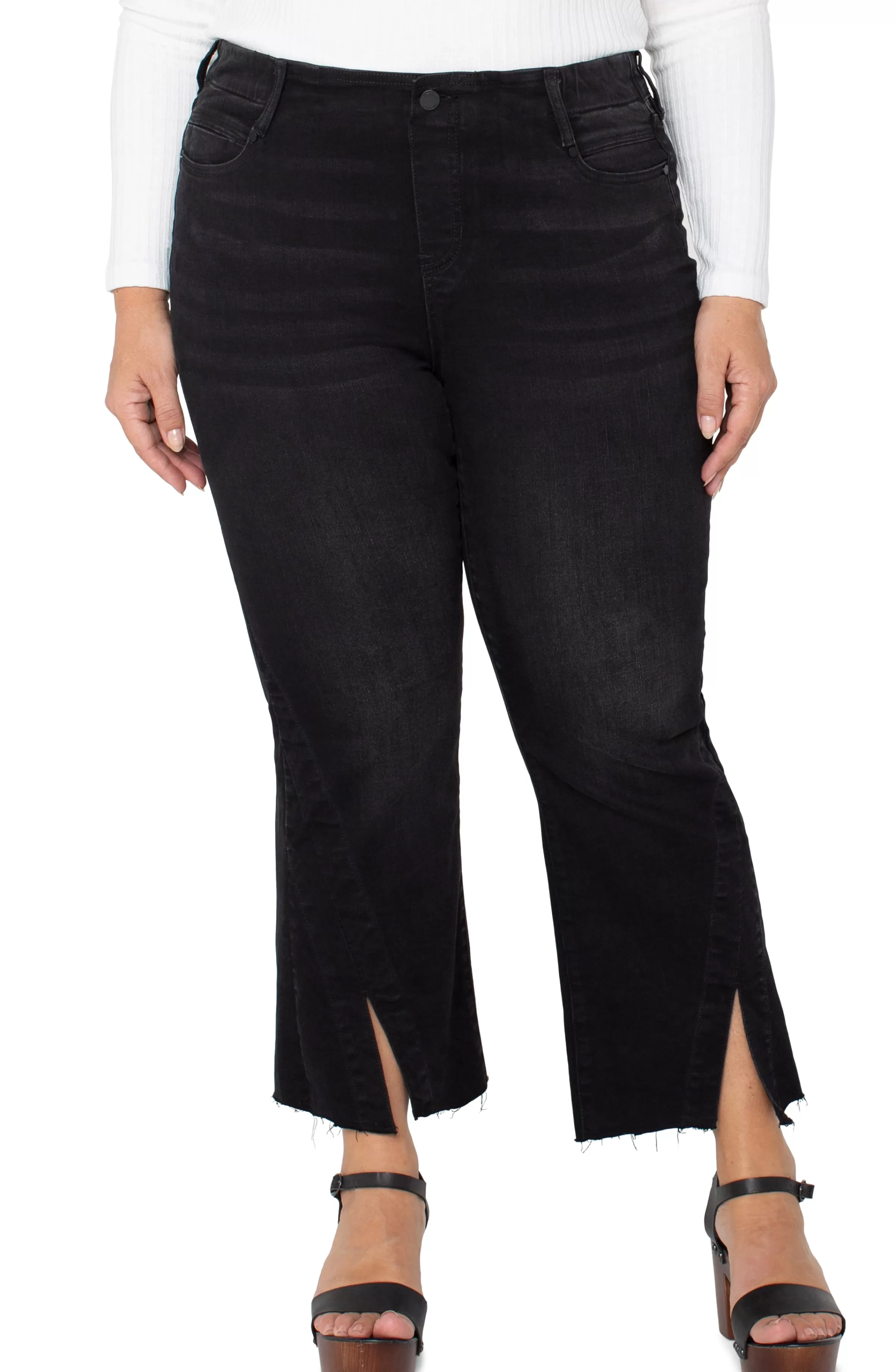 THE GIA GLIDER® CROP FLARE TWISTED SEAM*Liverpool Los Angeles Best Sale
